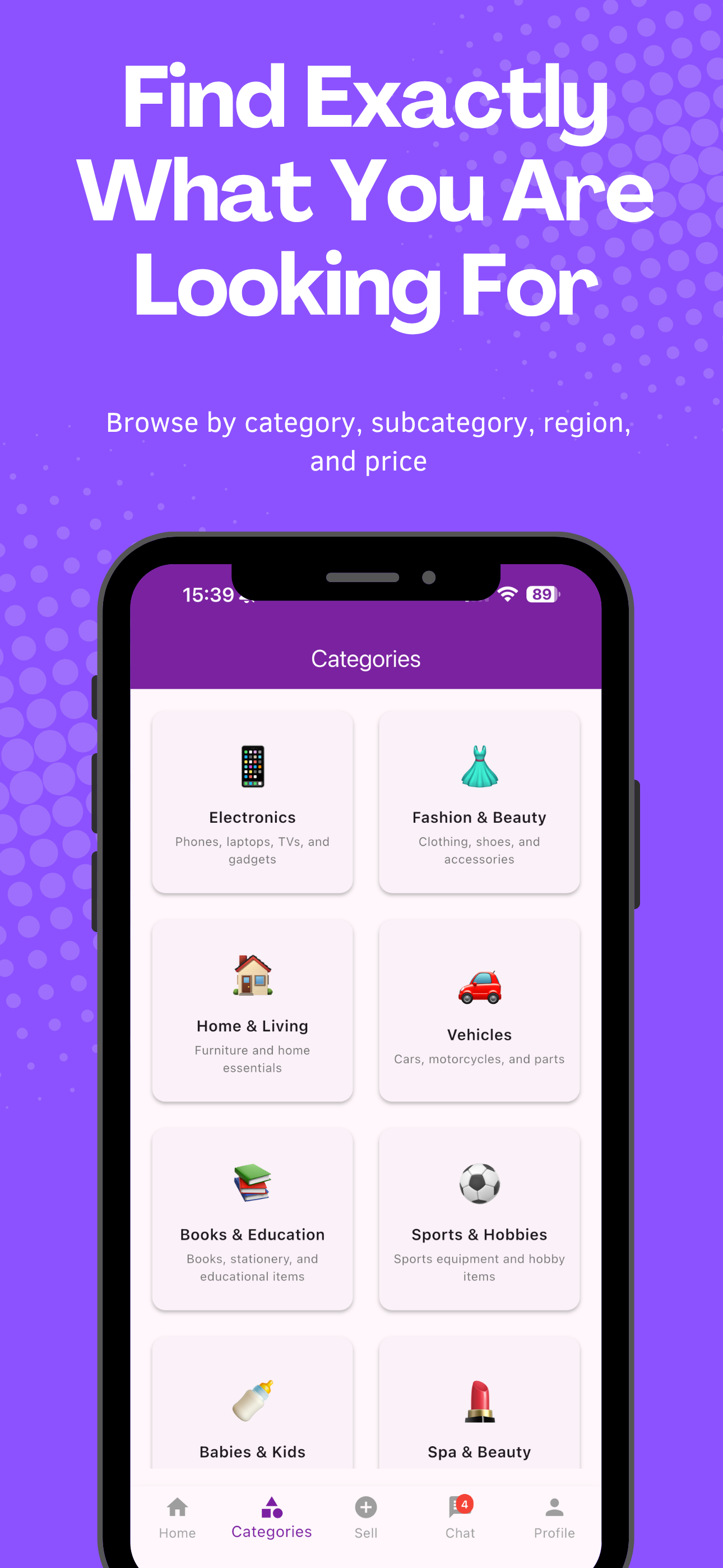 TradeZone mobile screen 5